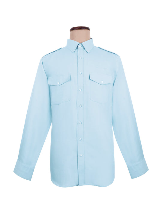 Cotton polyester pilot shirt