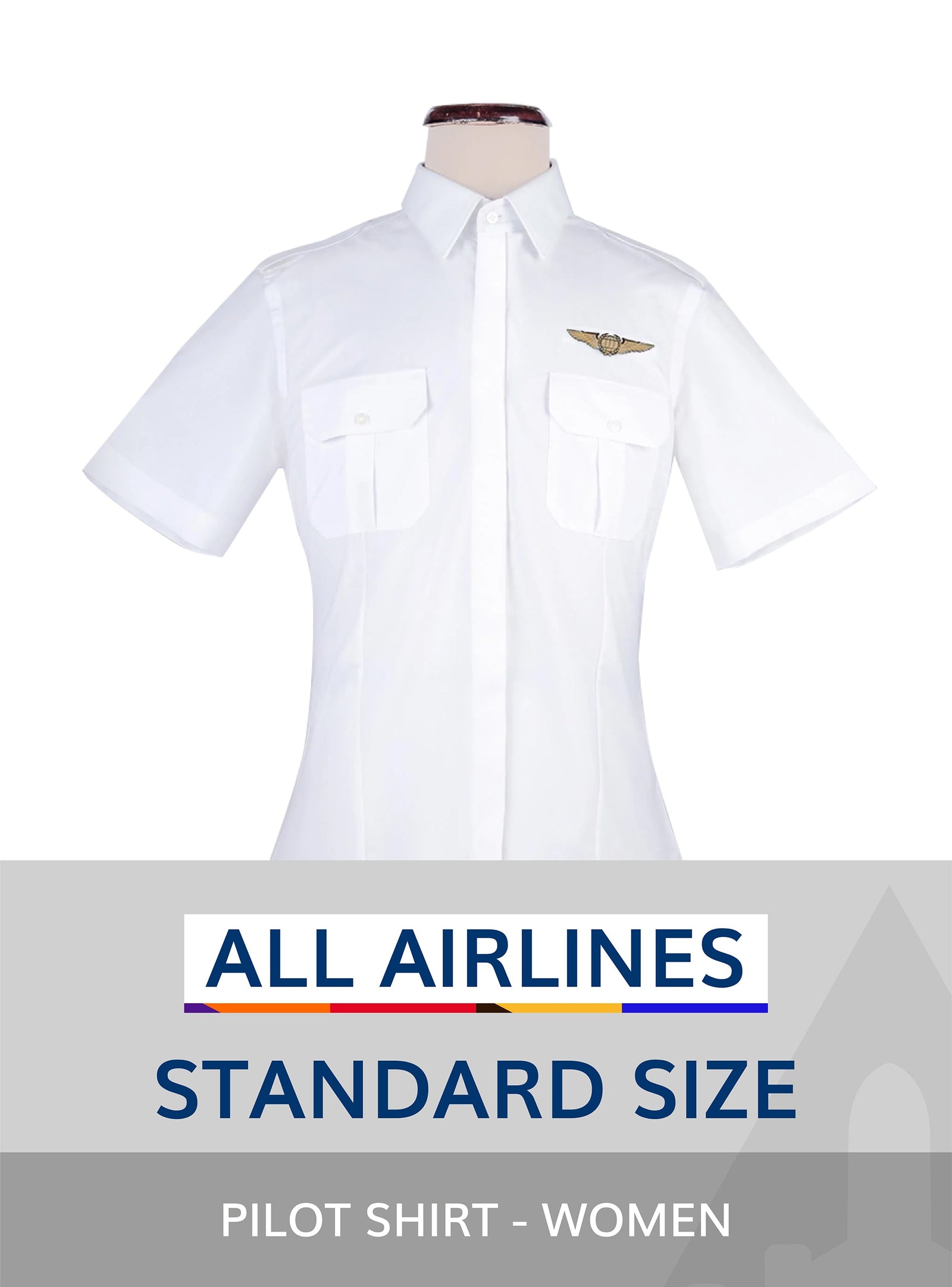 All Airlines standard size pilot shirt for women