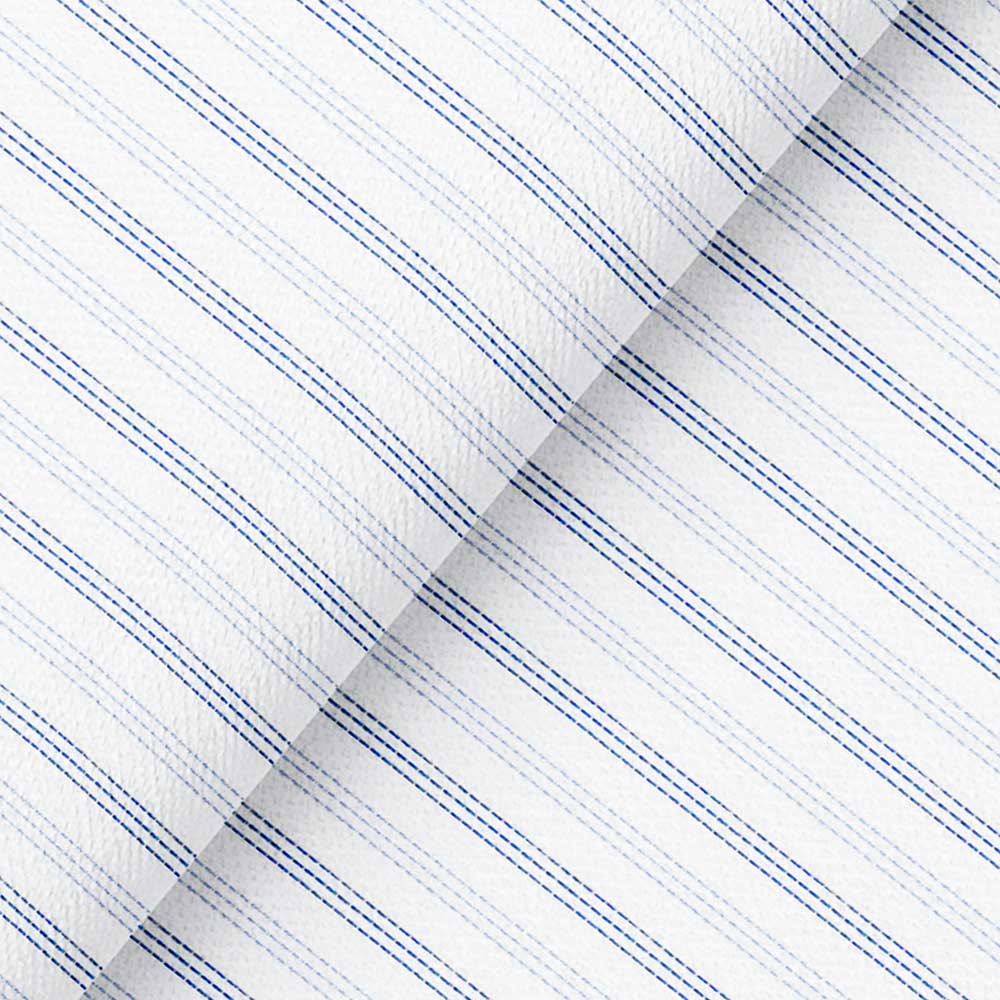 White n Blue in Stripes BT100231