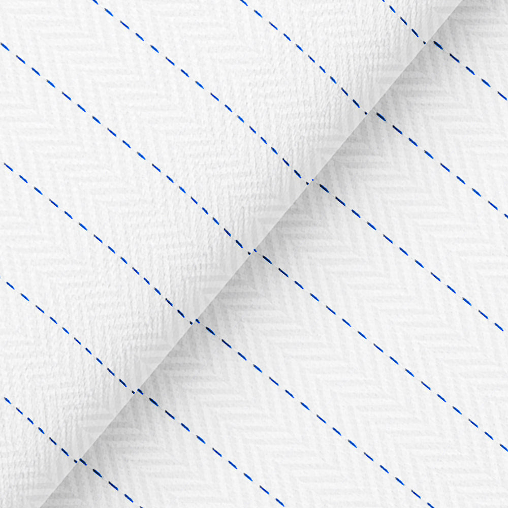 White n Blue in Stripes BT100243