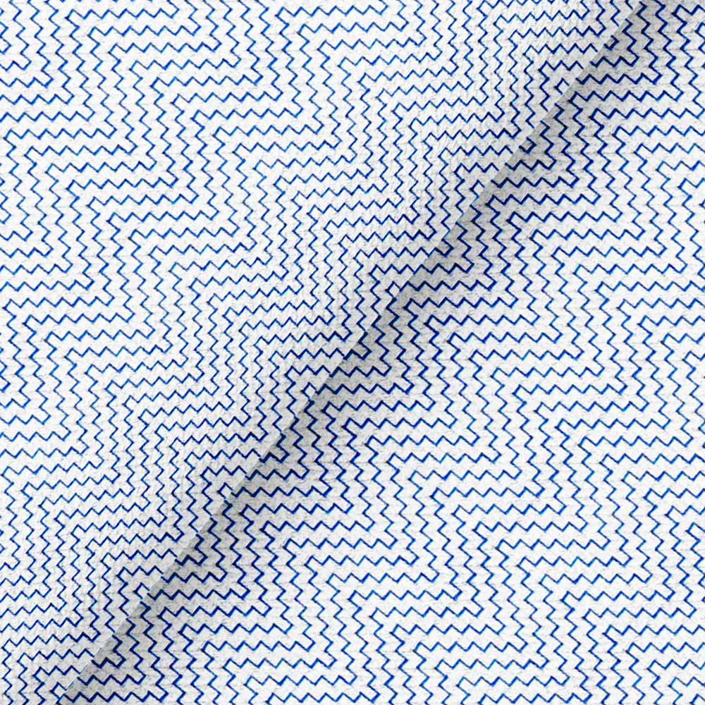 Blue n White in Dobby Print BT100237