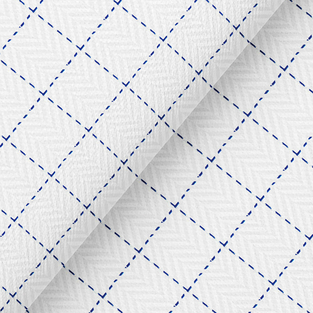 White n Blue in Stripes BT100242