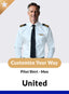 United Long Sleeve Custom Pilot Shirt – Men’s