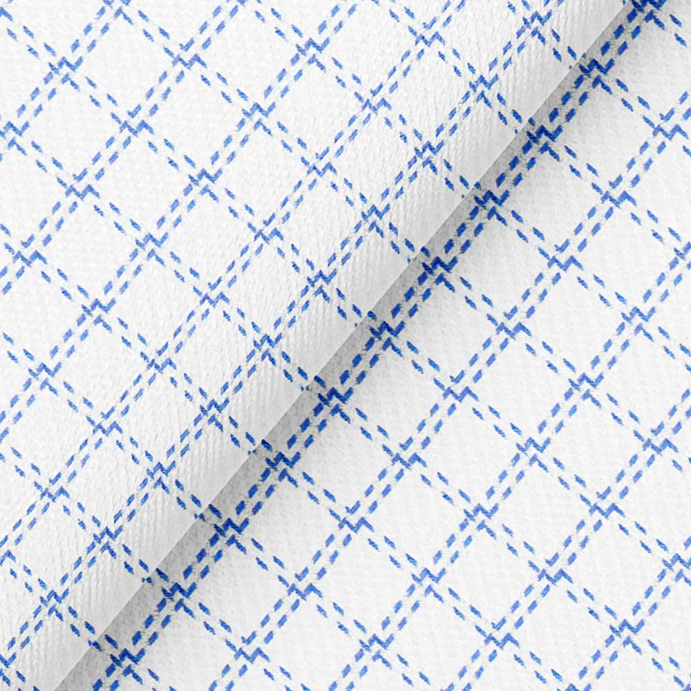 White n Blue in Stripes BT100234