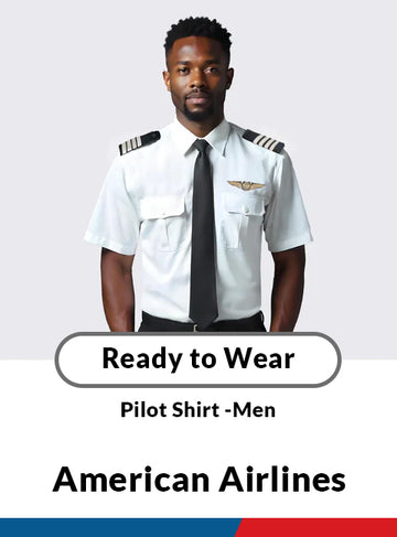 American Airlines Short Sleeve Standard Pilot Shirt – Men’s