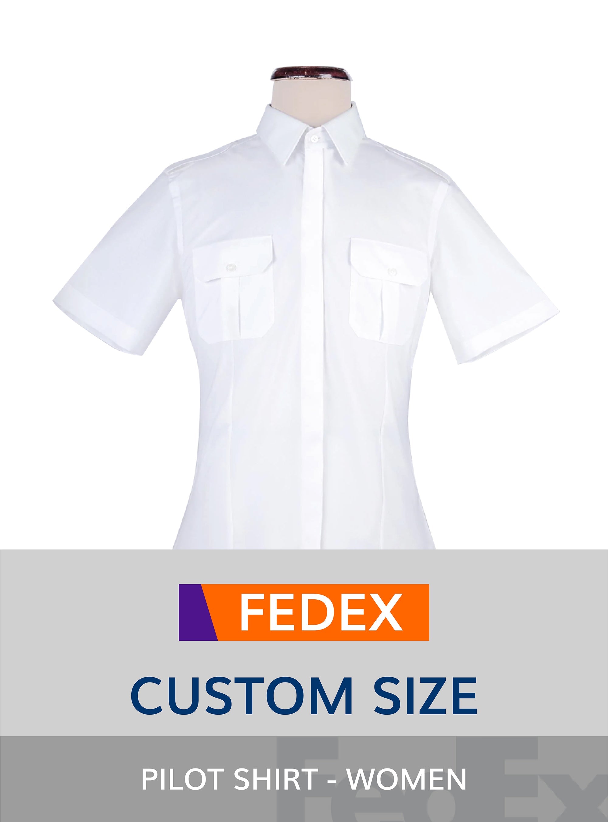 FEDEX Custom Size Pilot Shirt for women