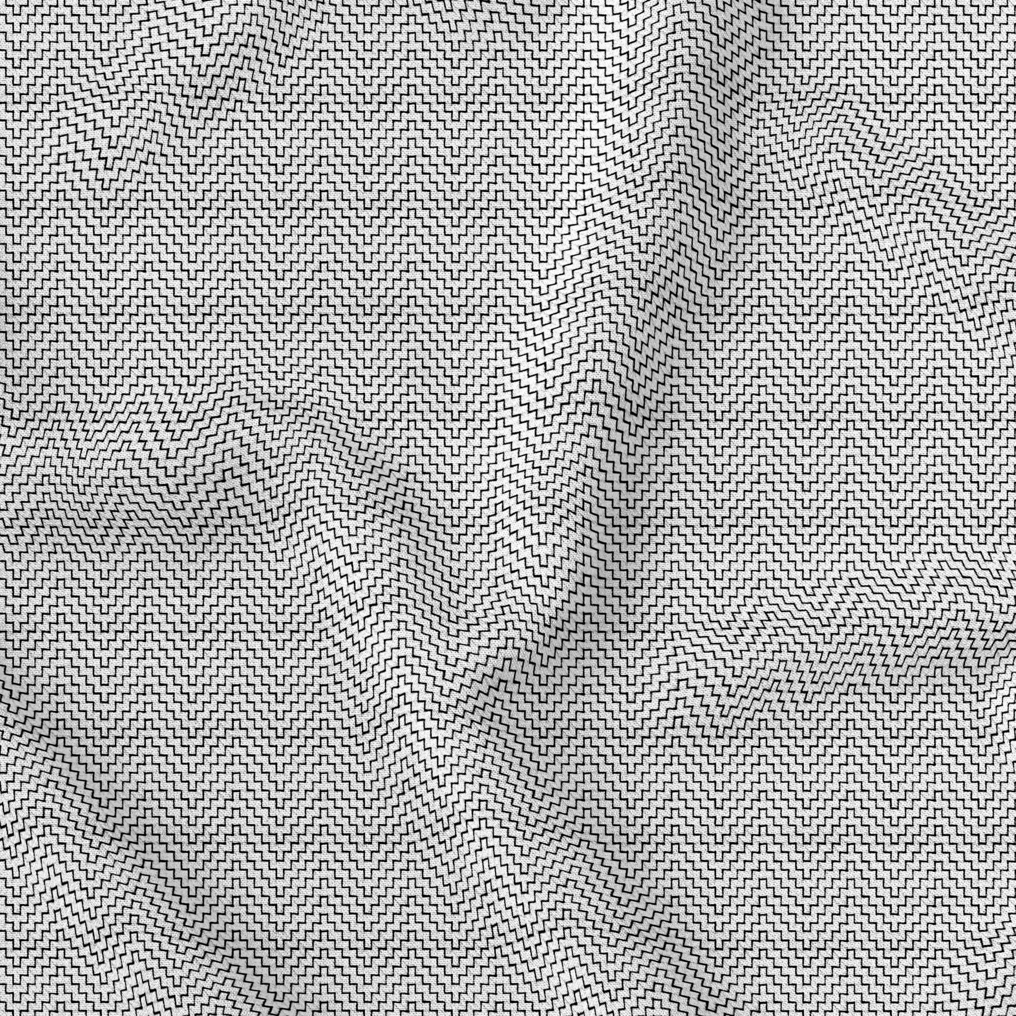 WHITE BLACK IN DOBBY PRINT BT100238