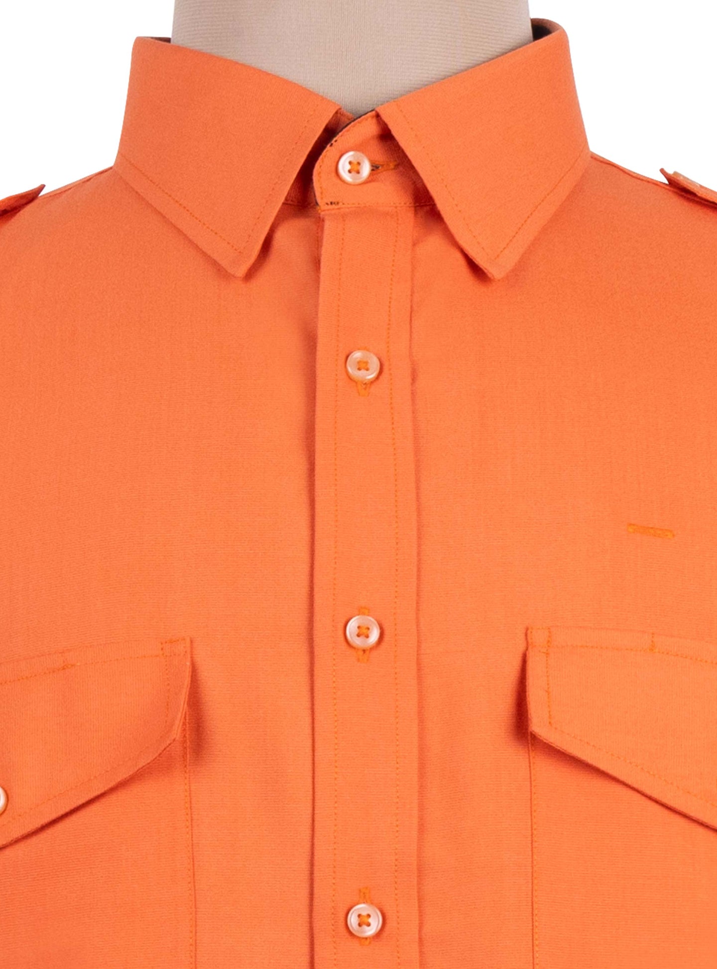 Orange Long Sleeve In-Stock Pilot Shirt – Women’s