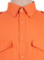 Orange Short Sleeve Standard Pilot Shirt – Women’s