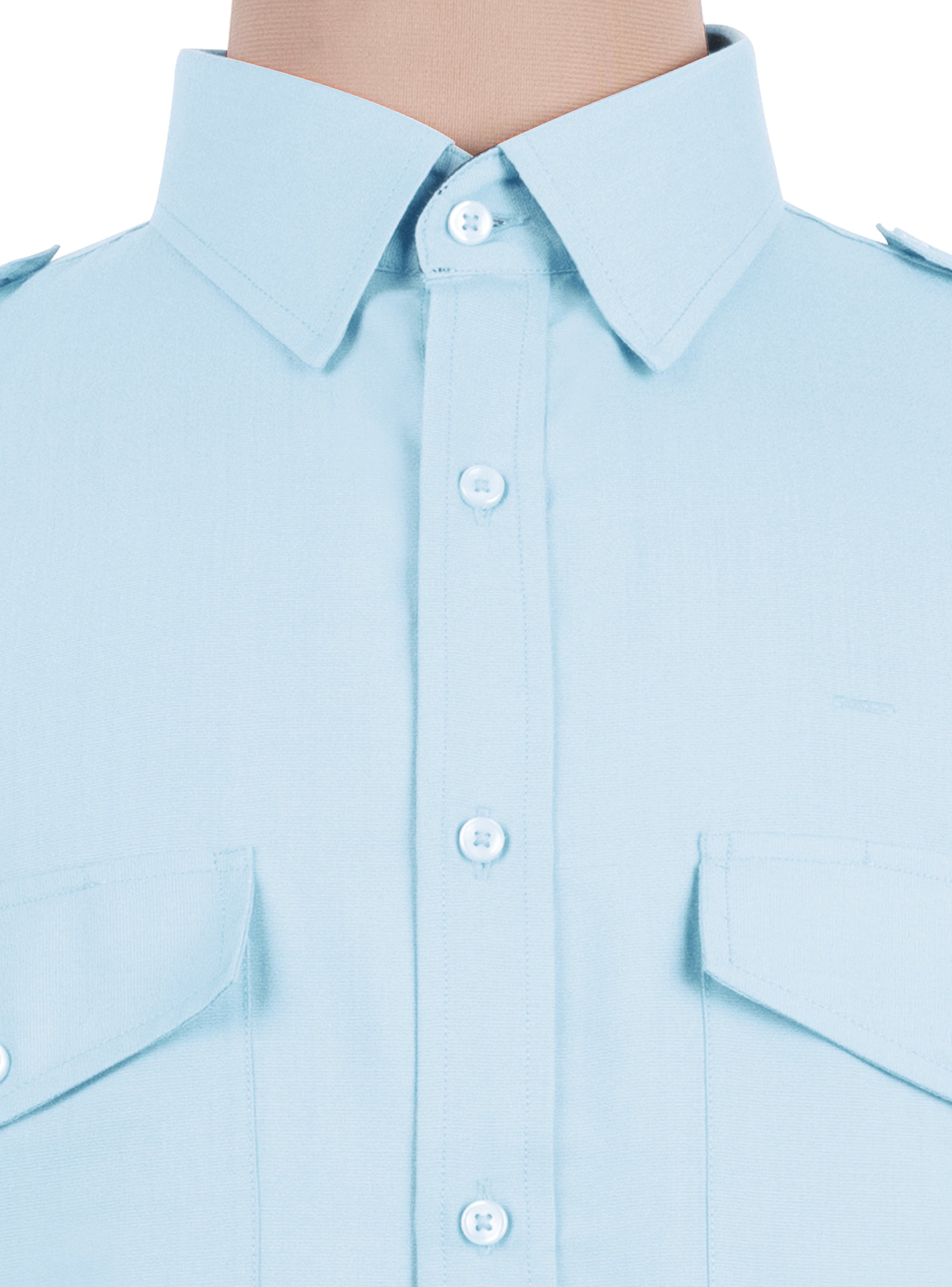 Blue Long Sleeve In-Stock Miami Pilot Shirt – Men’s