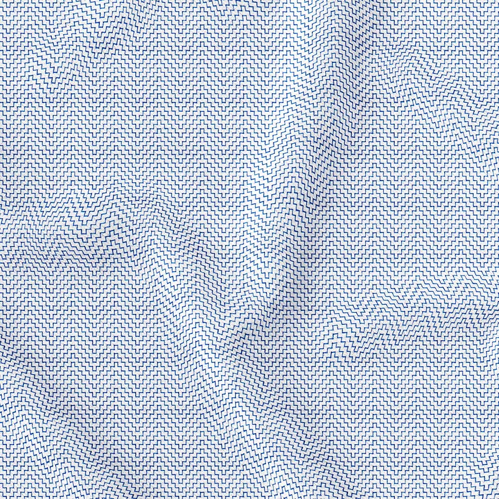 Blue n White in Dobby Print BT100237