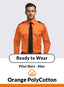 Orange Long Sleeve In-Stock Pilot Shirt – Men’s