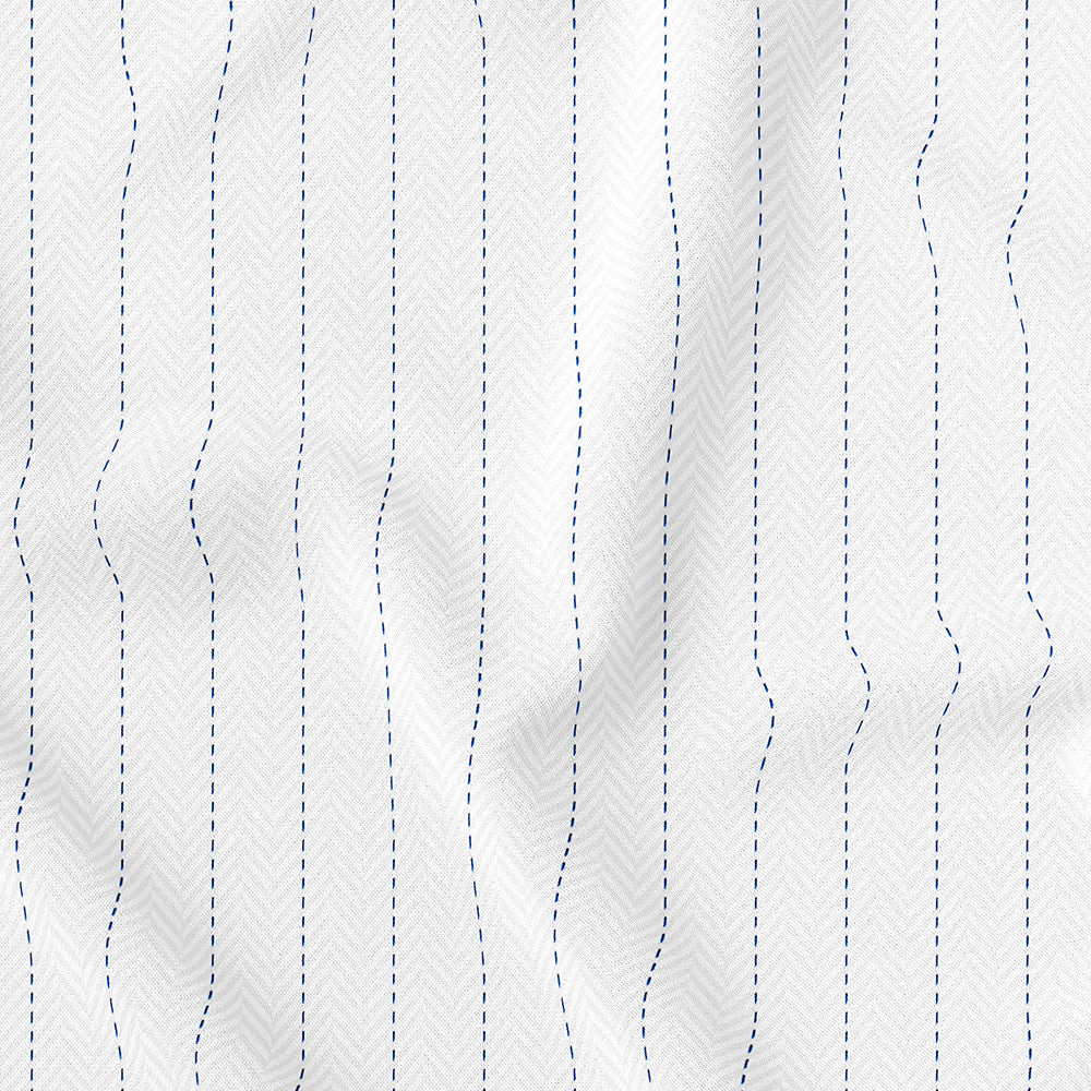 White n Blue in Stripes BT100243