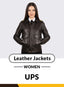 UPS Brown Uniform Leather Jackets Women