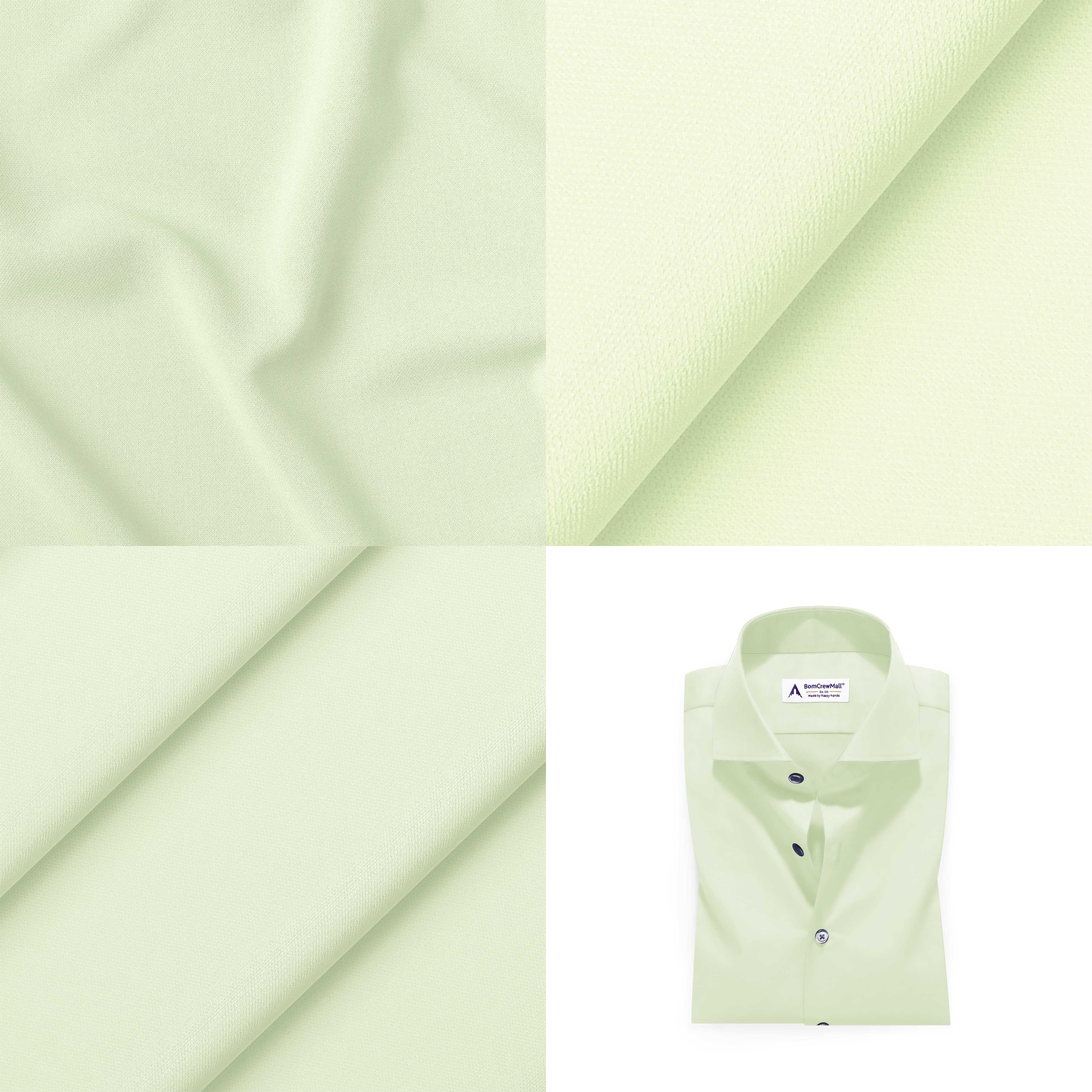 Light Pista Green in Solid Color BT100106