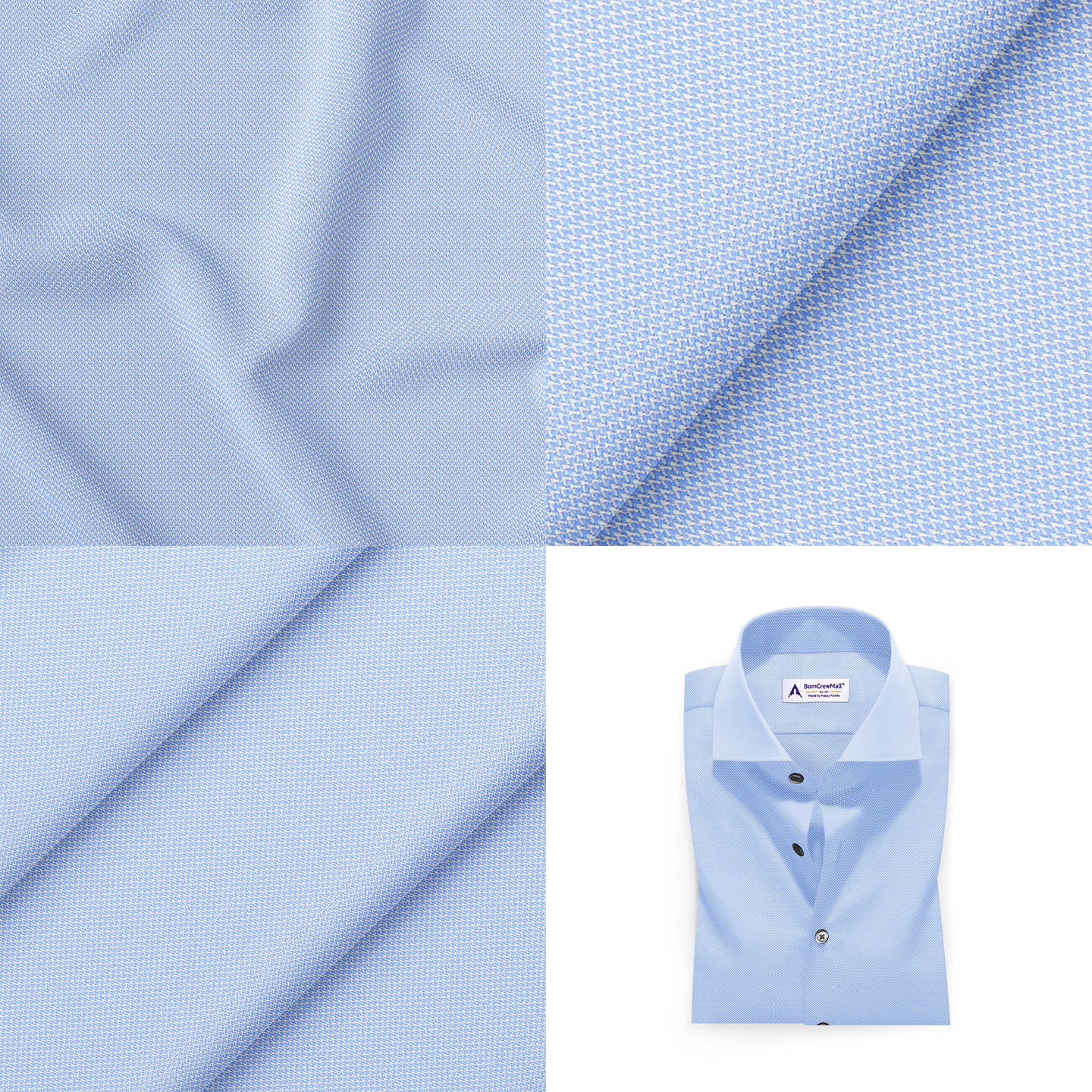 Blue n White in Dobby Print BT100249