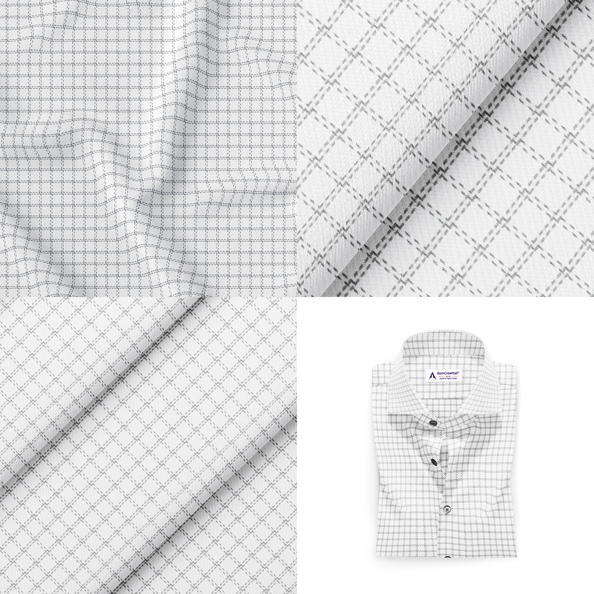 White n Gray in Stripes BT100235