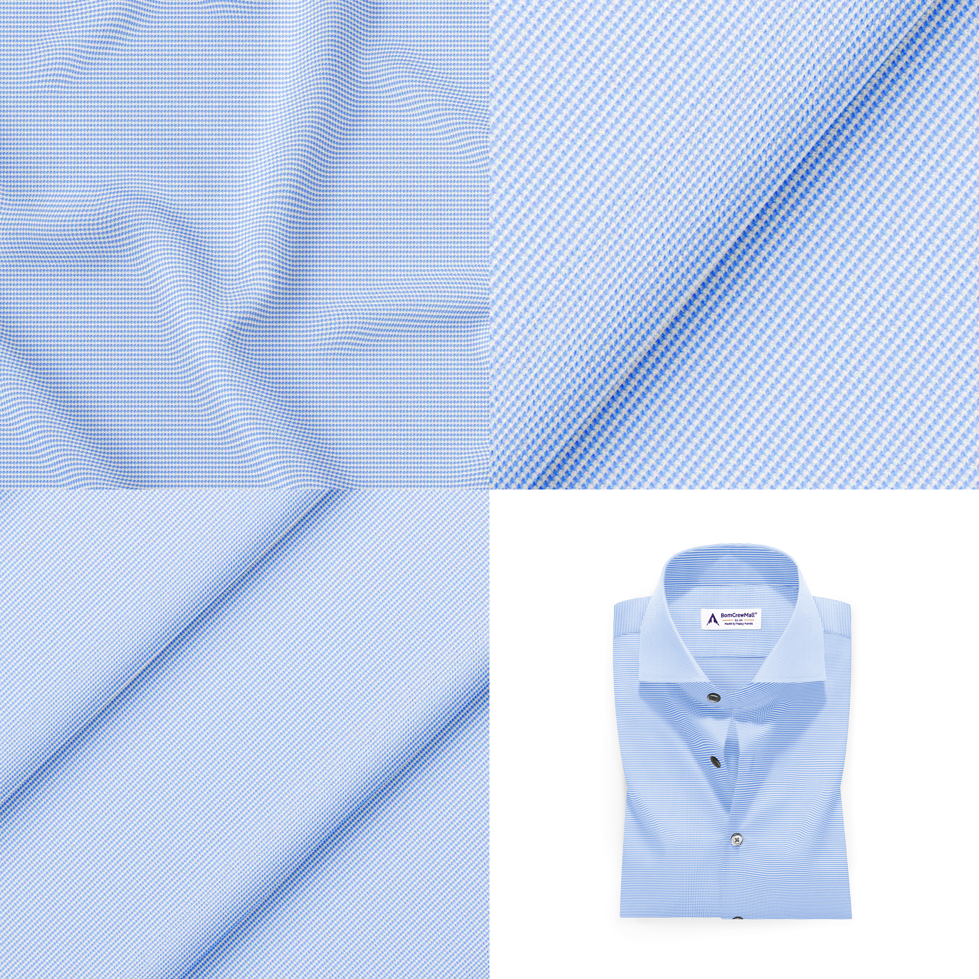 Blue n White in Dobby Print BT100254