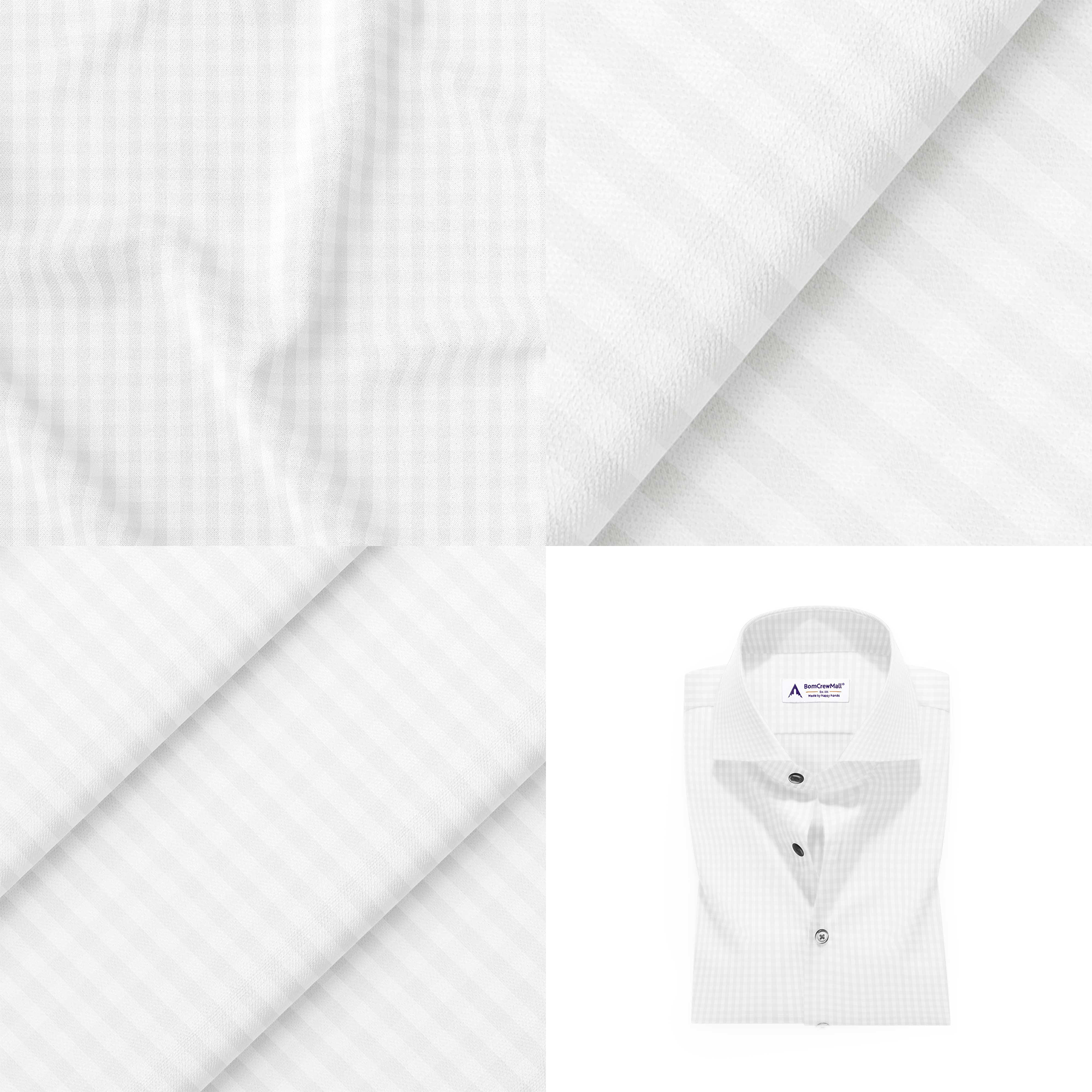 WHITE IN CHECKS BT100160