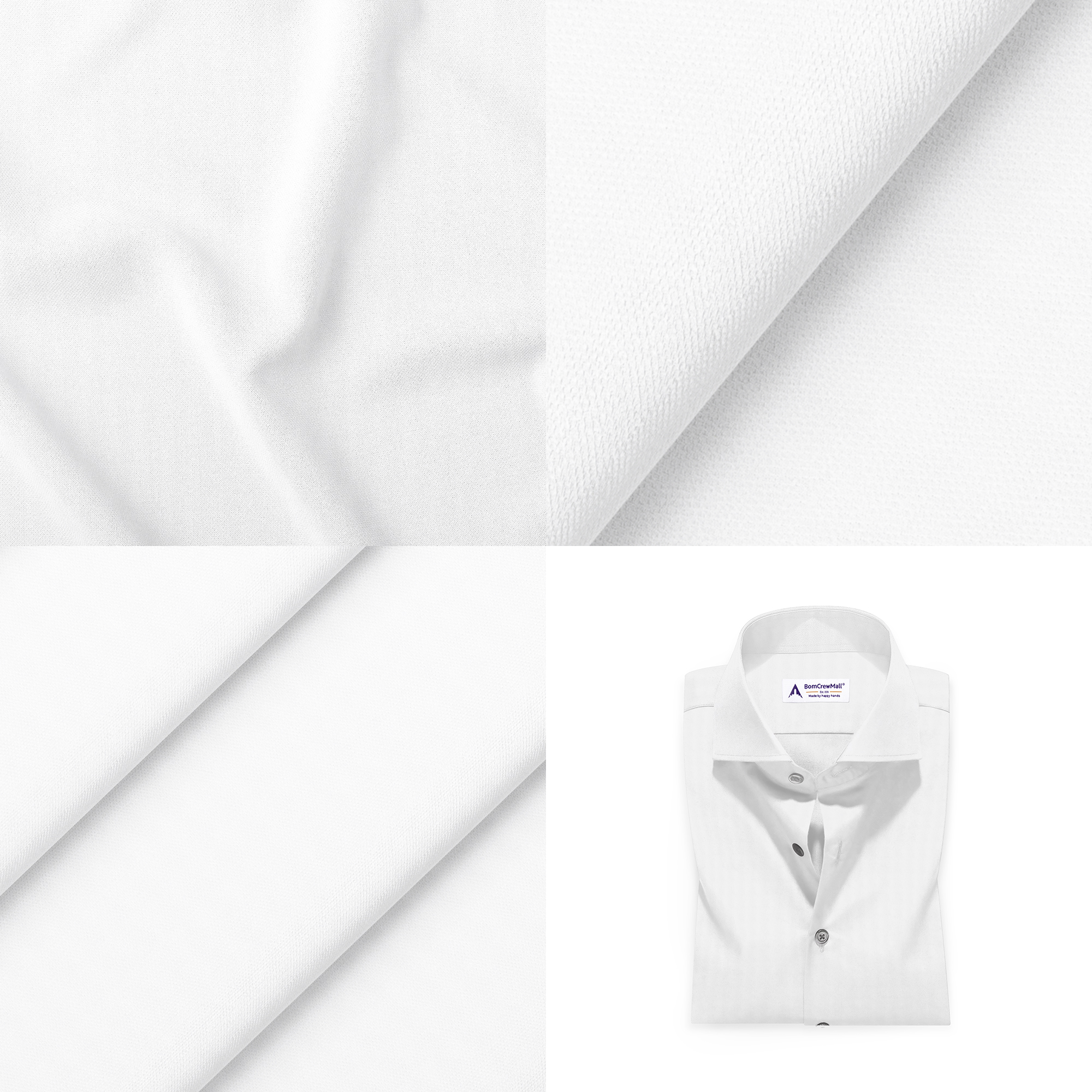 White in Solid Color BT10058