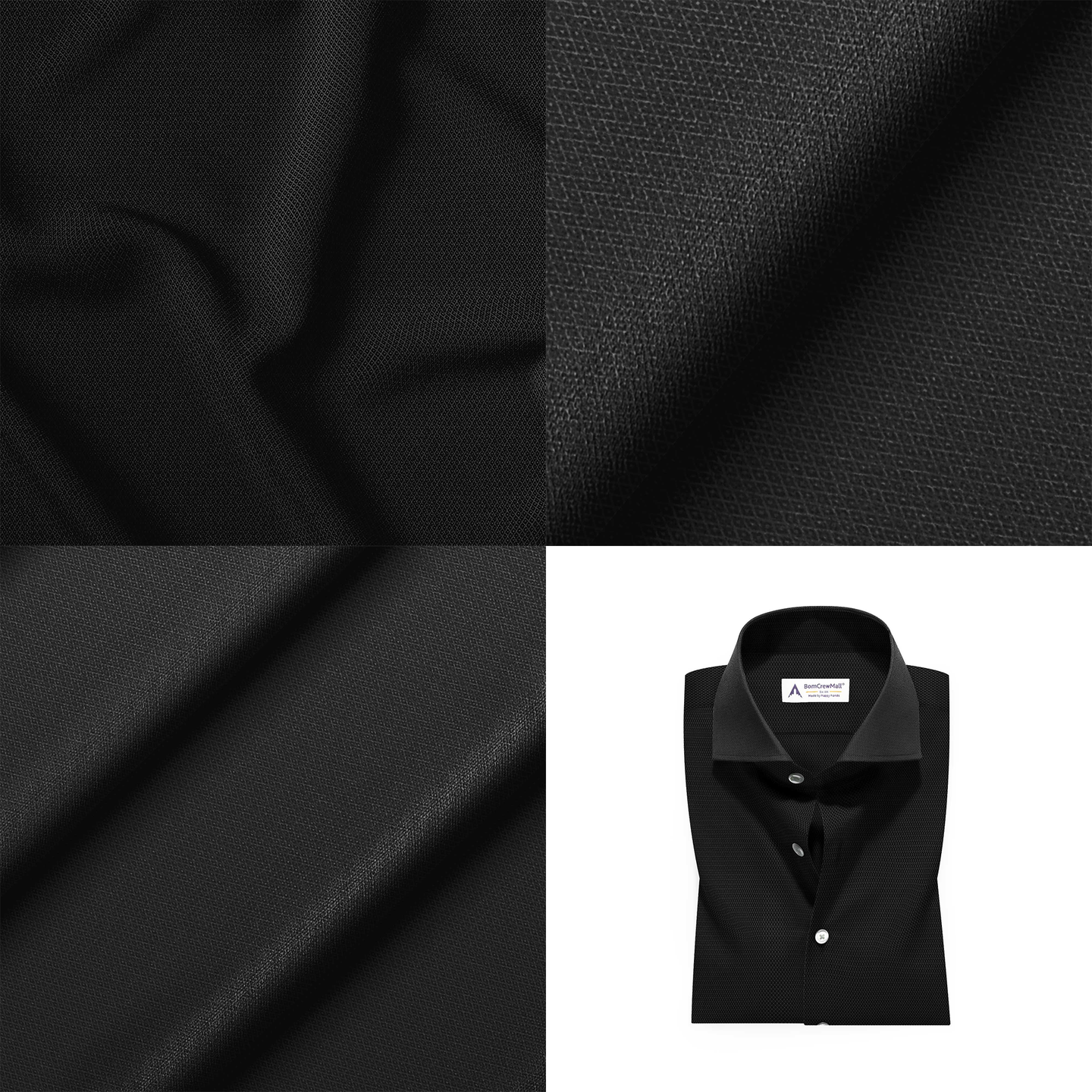 Black in Dobby Print BT100252