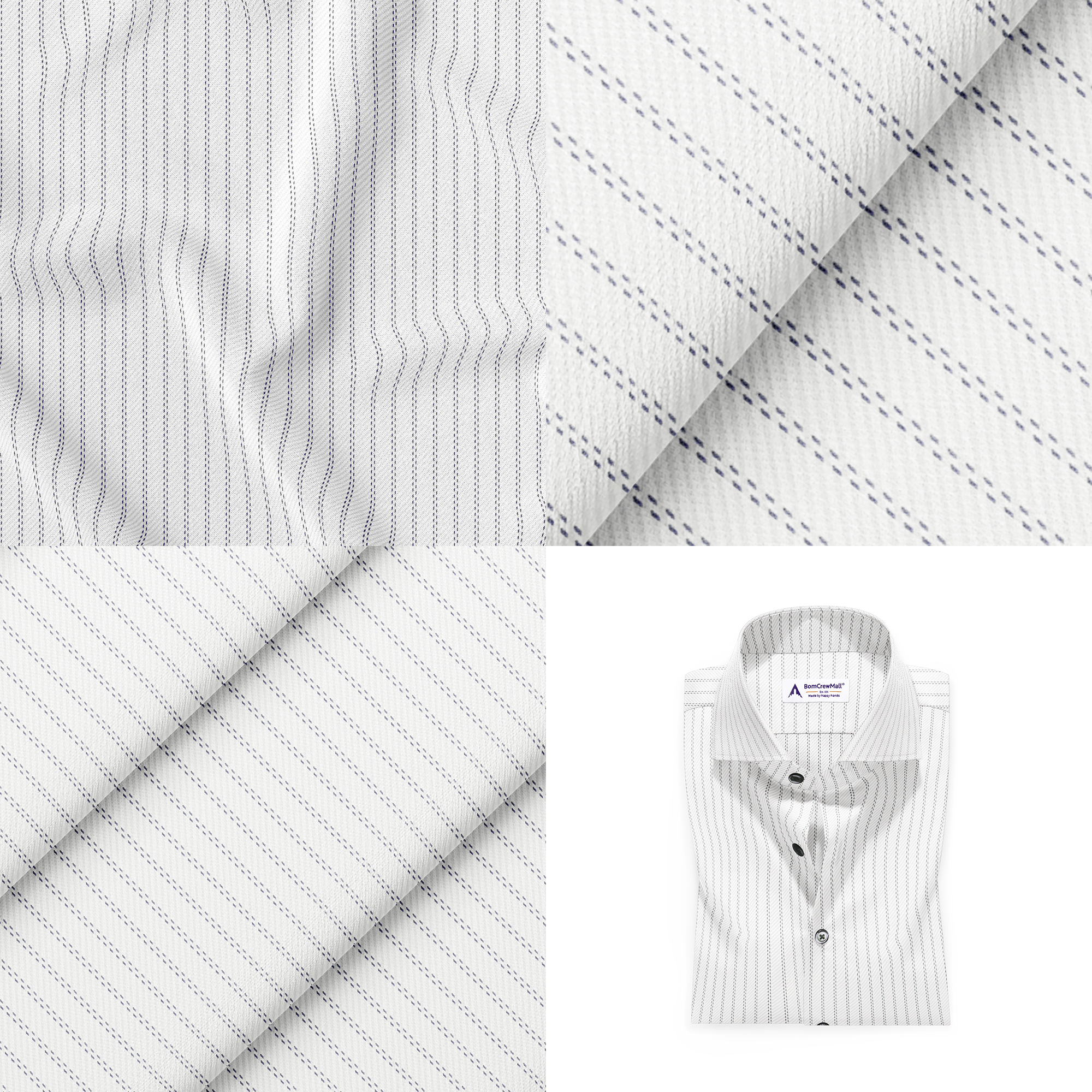 White n Gray Stripe BT100236