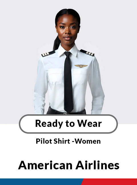 American Airlines Long Sleeve Standard Women's Pilot Shirt