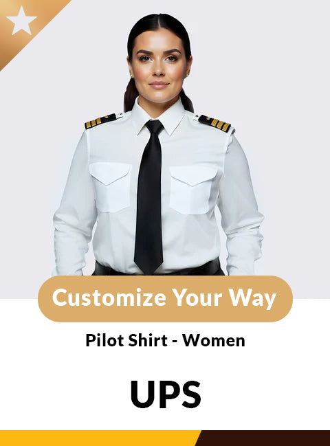 UPS Long Sleeve Custom Pilot Shirt – Women’s