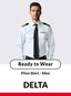 Delta Long Sleeve Standard Pilot Shirt – Men’s