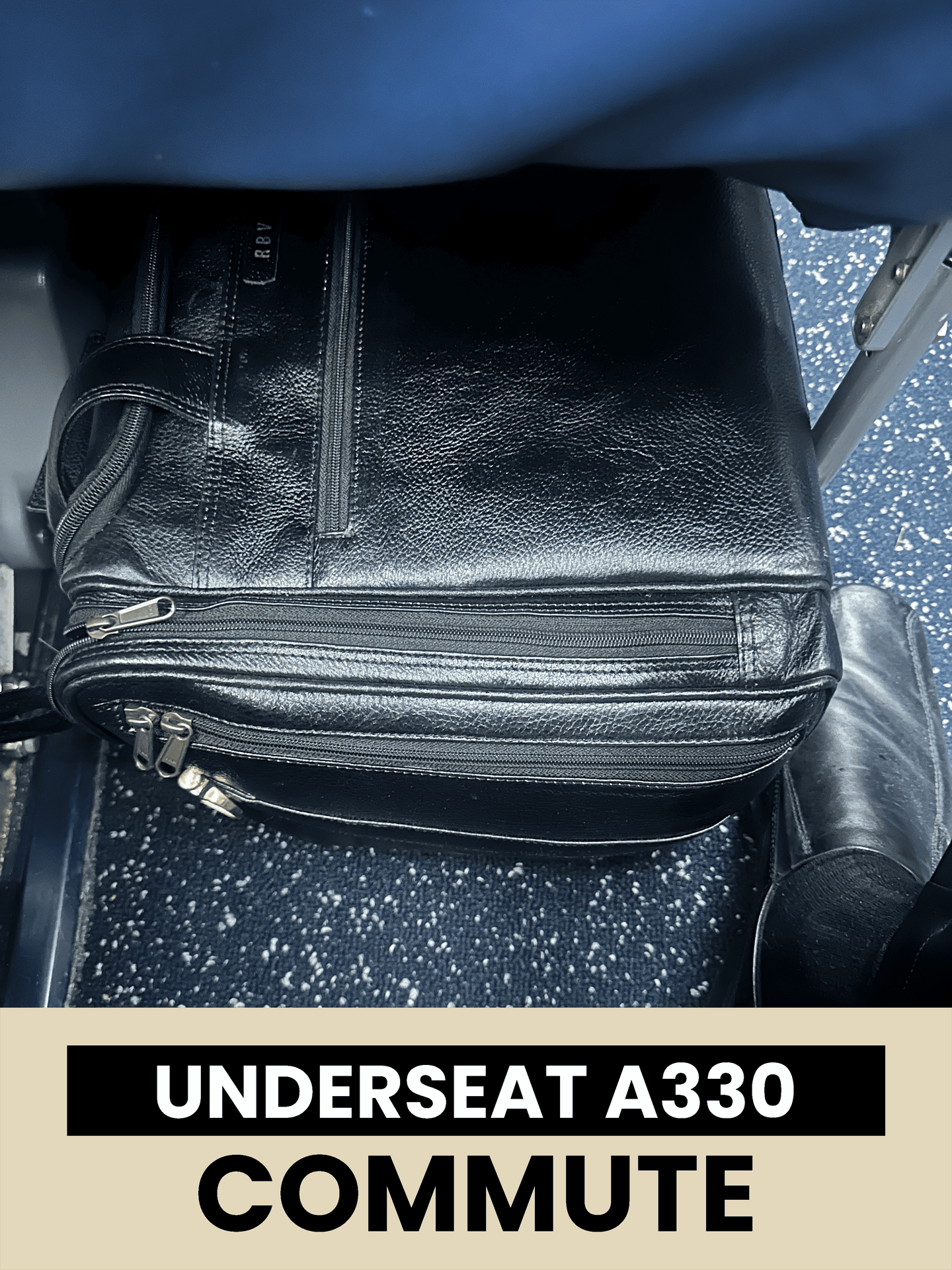 737 Pilot Bag - EFB Vetrano - Genuine Leather Underseat A330
