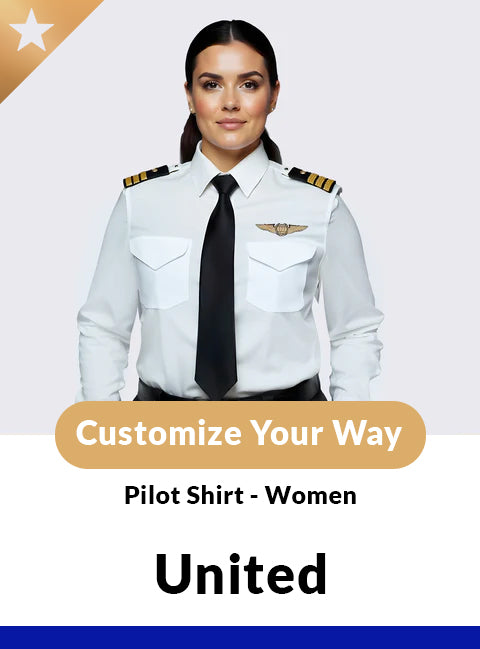 United Long Sleeve Custom Pilot Shirt – Women’s