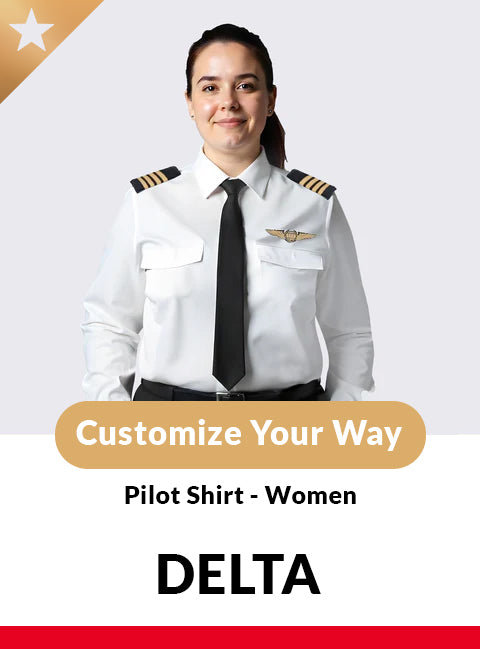 Delta Long Sleeve Custom Pilot Shirt – Women’s