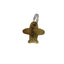 AIRPLANE INDIGO BRASS TAG GOLDEN