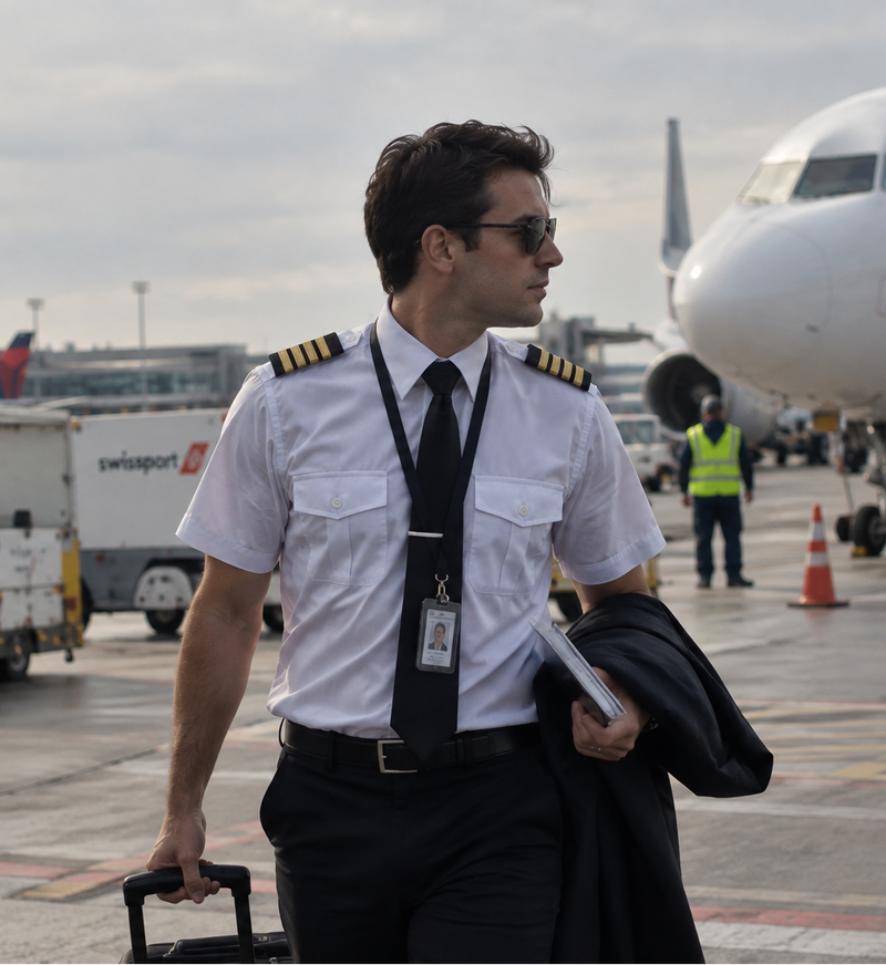 Pilots standard shirt fit