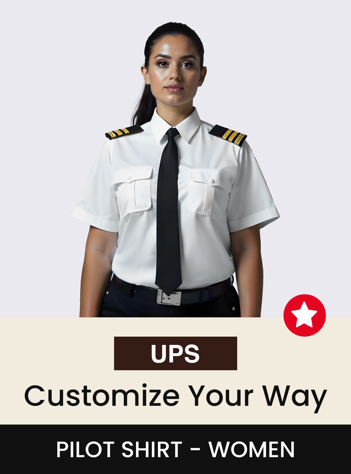 UPS-Custom Women&#39;s Pilot