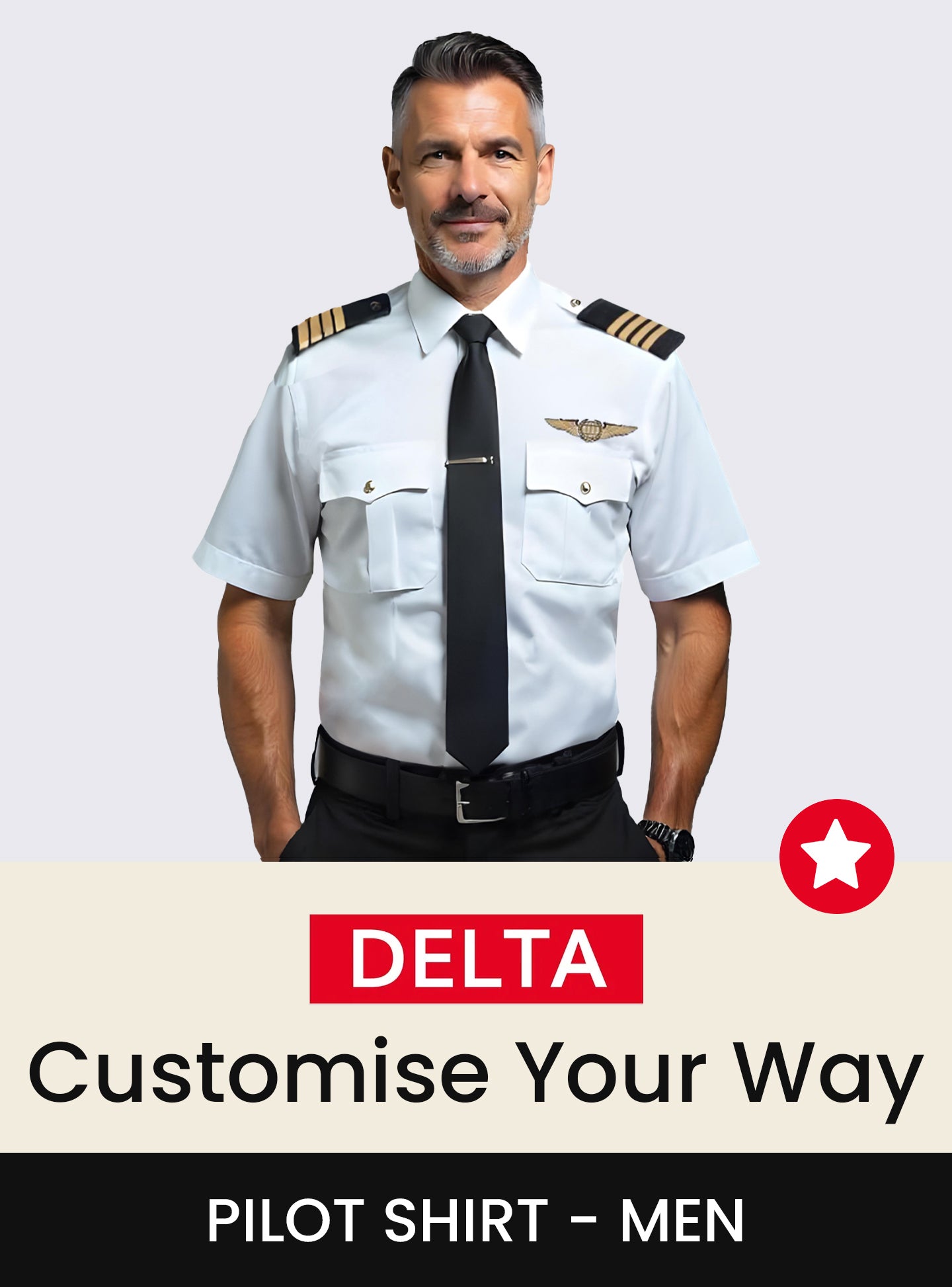 Delta Custom Pilot Shirt Men