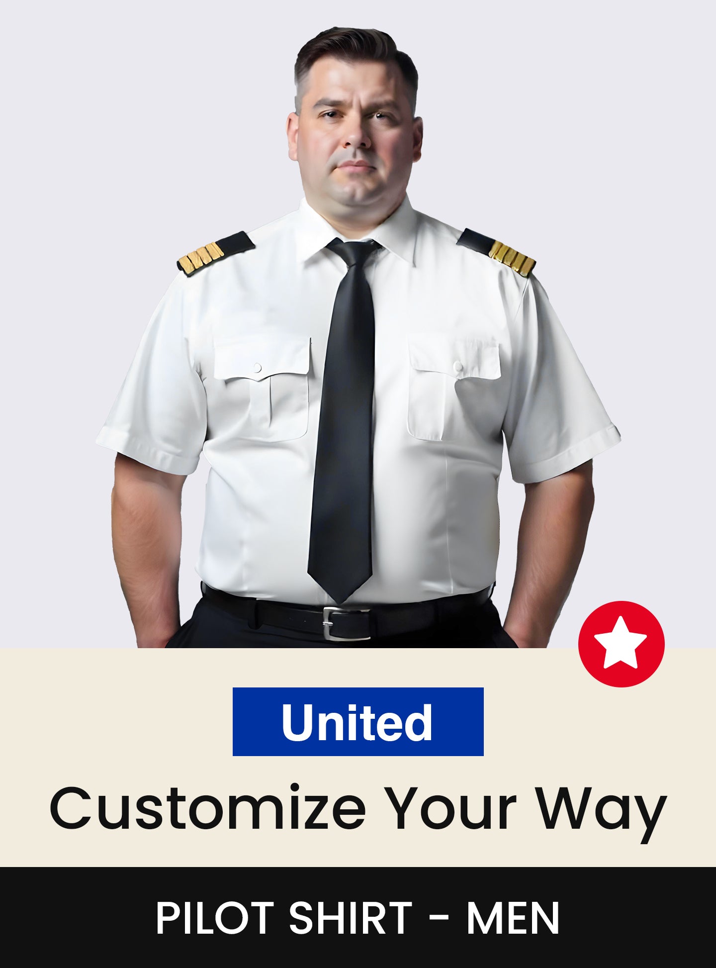 UNITED Custom Pilot Shirt Men