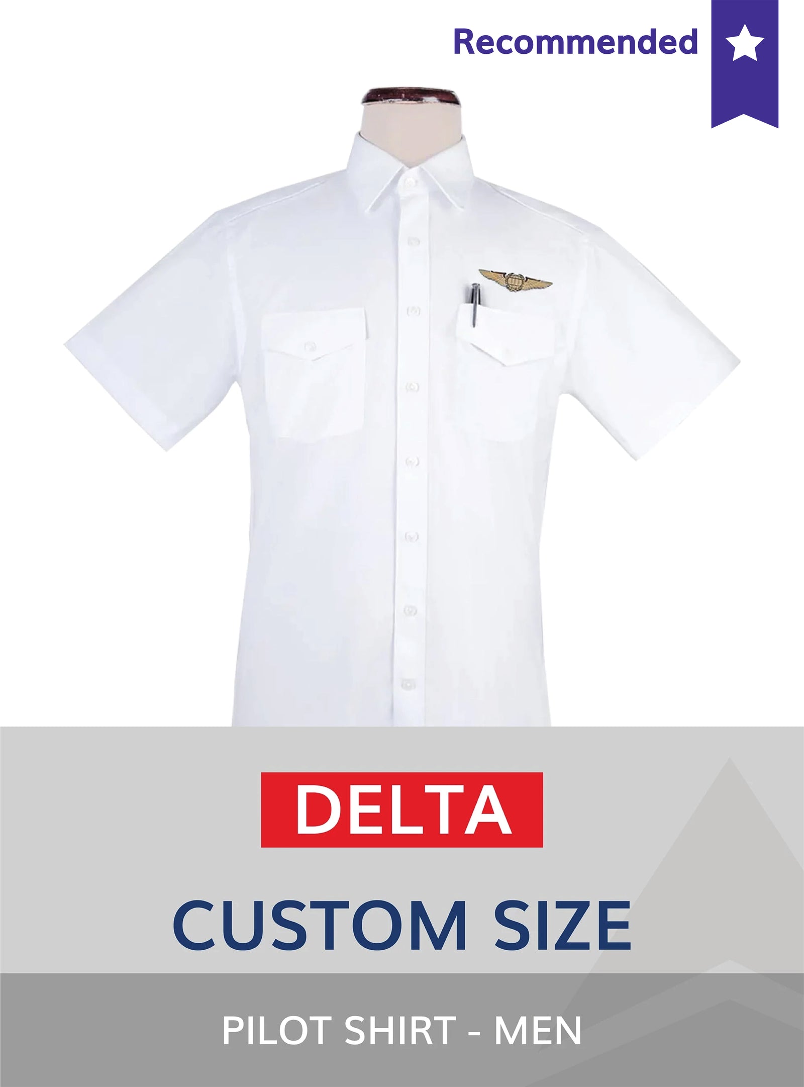 Delta Custom Pilot Shirt Men