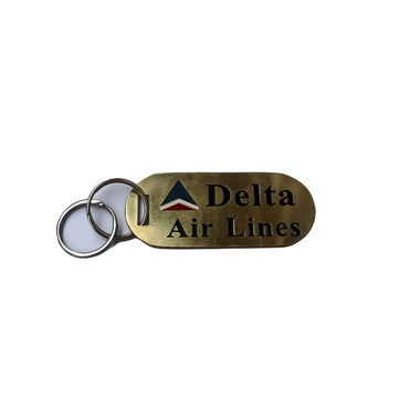 DELTA BRASS TAG OVAL GOLDEN