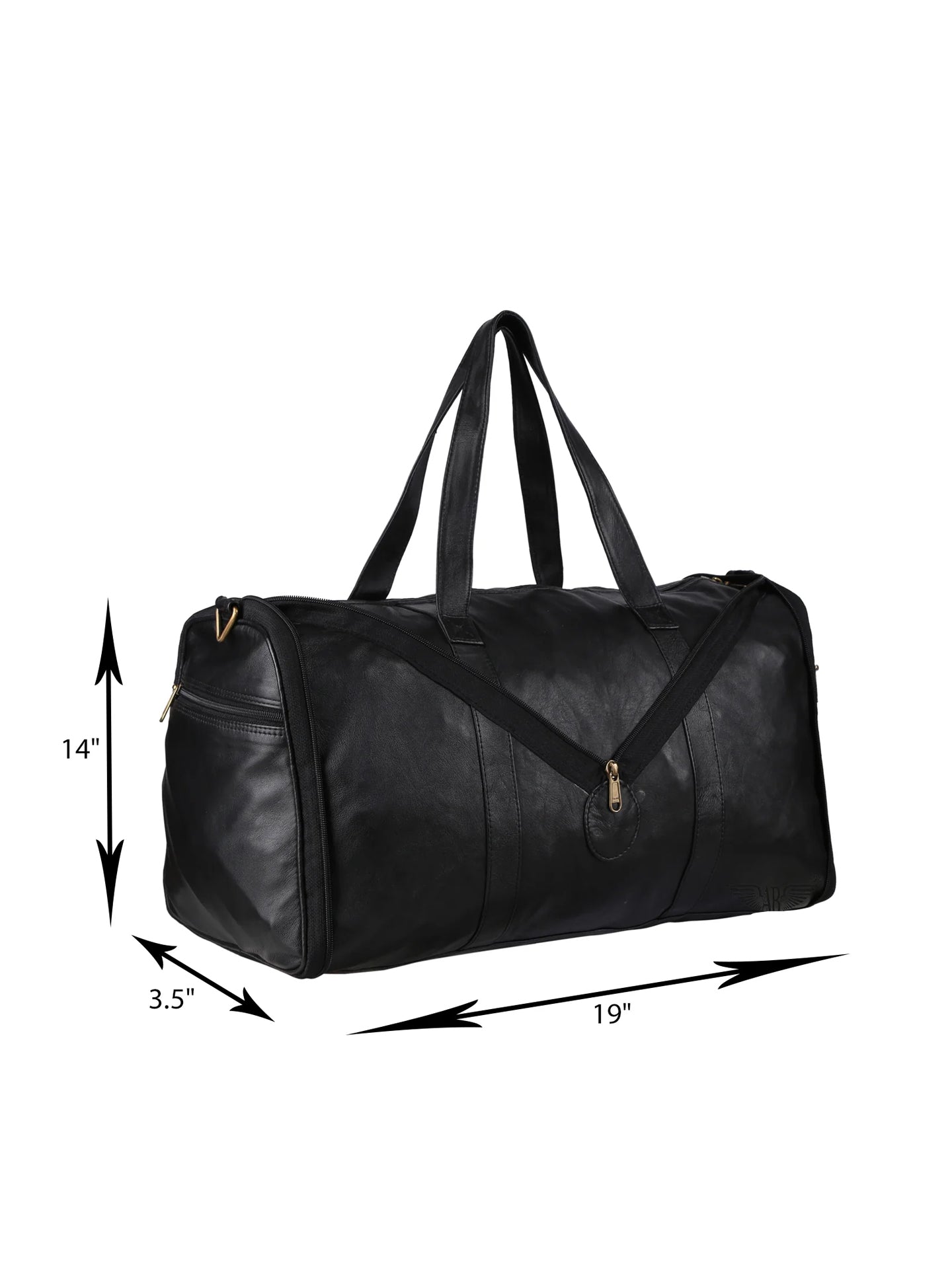 Leather folding bag