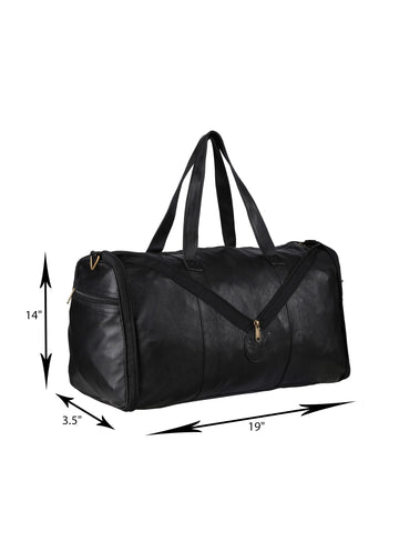 Leather folding bag