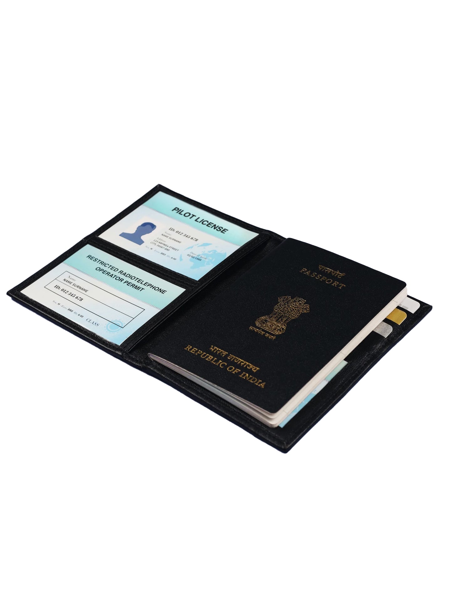 アシェット ジェットパイルダー Jumpseat Wallet: Premium Pilot Document Holder with RFID Protection