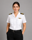 Women's Pilot Shirt - Open Collar - Short Sleeve - Delta