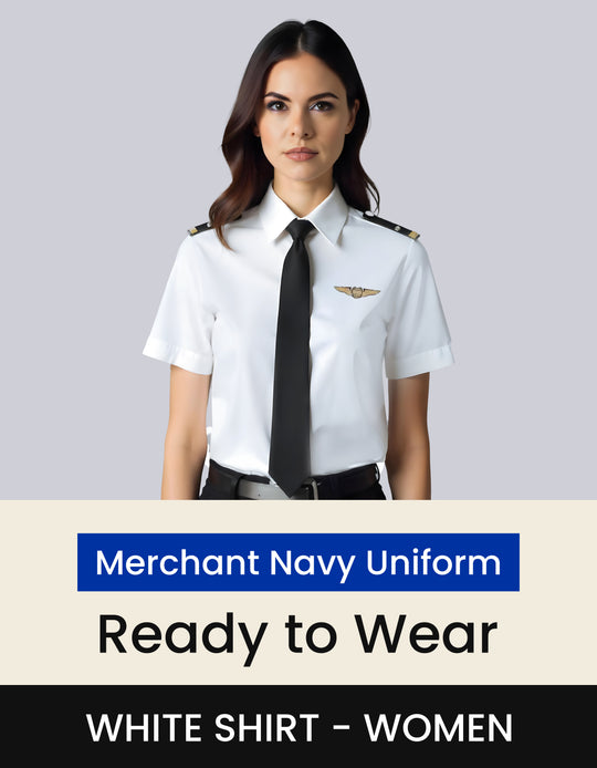 Merchant Navy Uniform White Shirt – Women’s