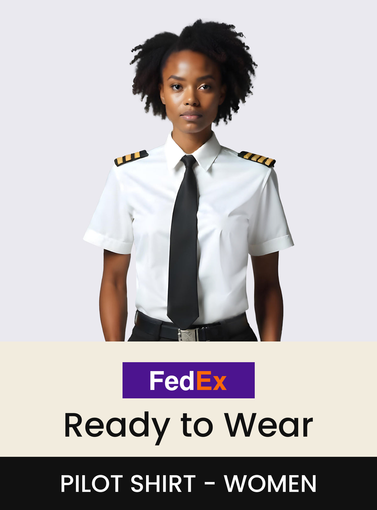 FedEx Standard Women&#39;s Pilot Shirt