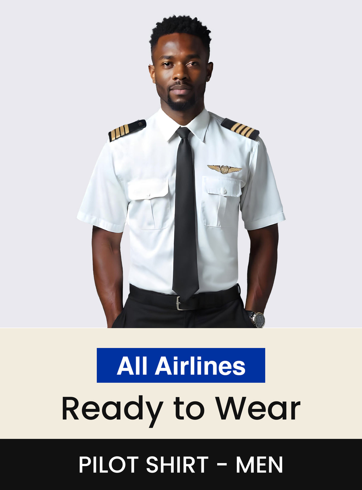 All Airlines Standard Pilot Shirt Men