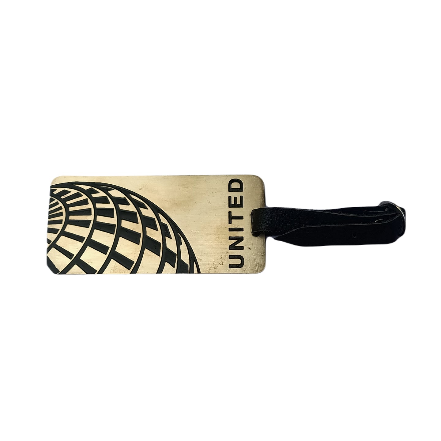 UNITED  BRASS TAG RECTANGLE GOLDEN