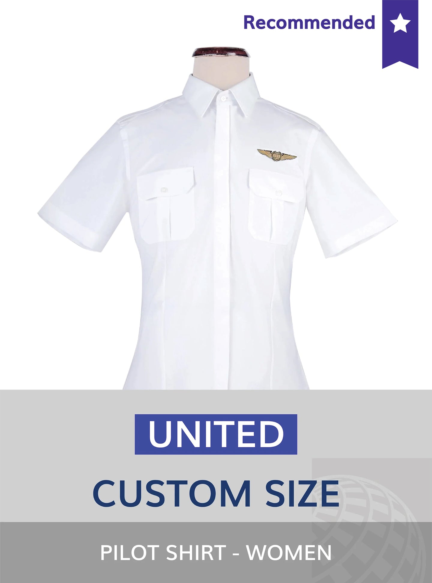American Airlines Short Sleeve Custom Women's Pilot Shirt