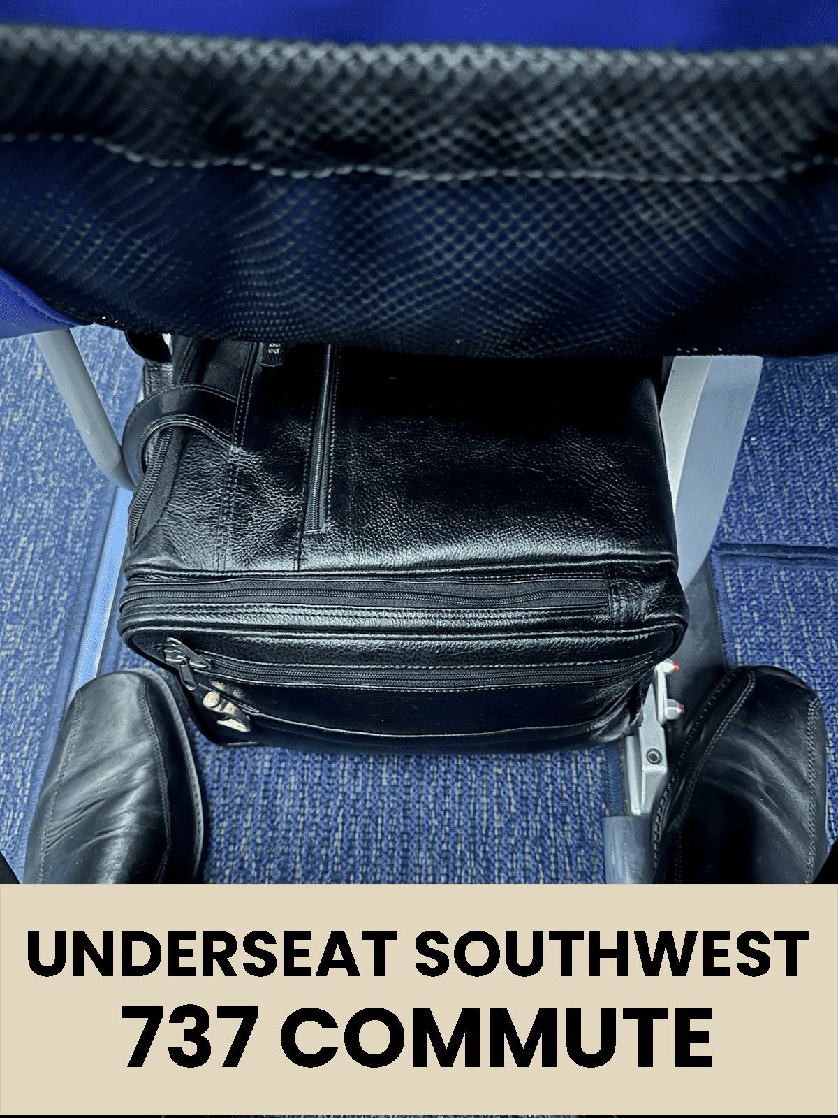 underseat southwest 737 commute