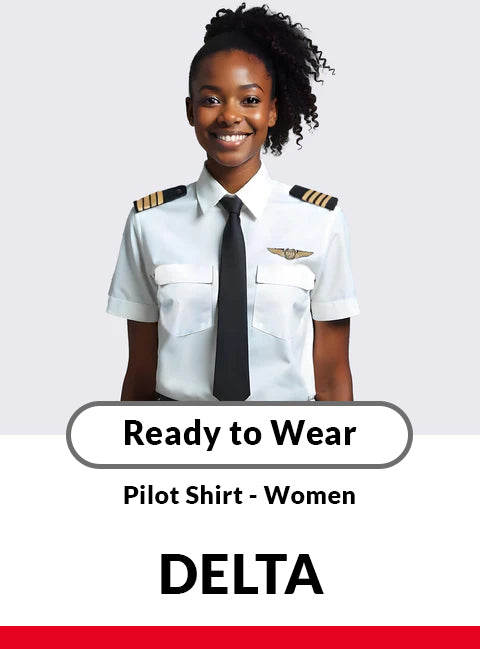 Women's Short Sleeve Pilot Shirt - Standard Fit - Delta
